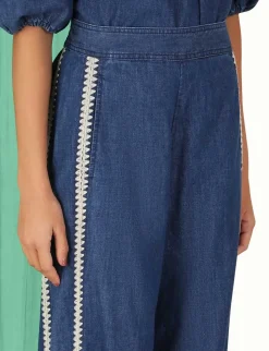 Chintz Denim Harem Pant