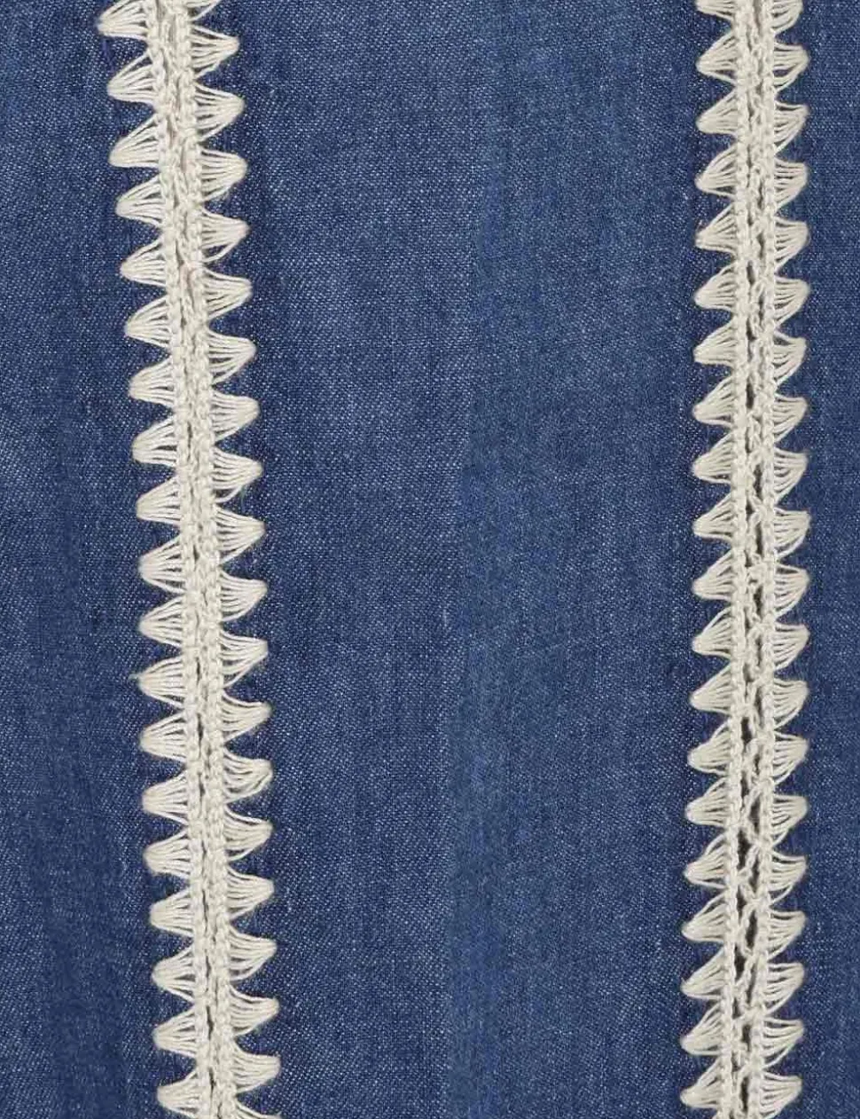 Chintz Denim Harem Pant