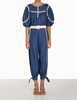 Chintz Denim Harem Pant