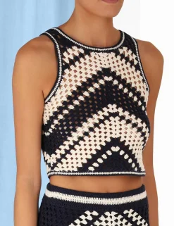 Chintz Hand Crochet Tank