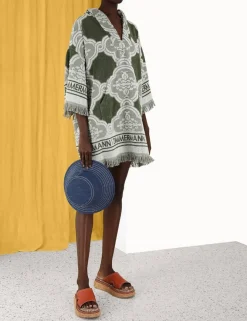 Chintz Hooded Towel Mini Dress