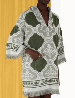 Chintz Hooded Towel Mini Dress