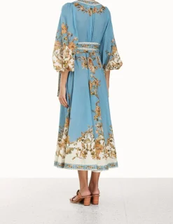 Chintz Wrap Midi Dress