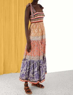 Devi Crochet Spliced Dress