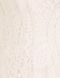 Devi Panelled Lace Midi Dress