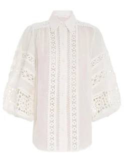 Devi Spliced Billow Blouse