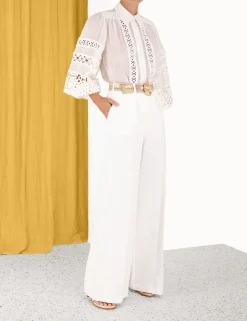 Devi Spliced Billow Blouse