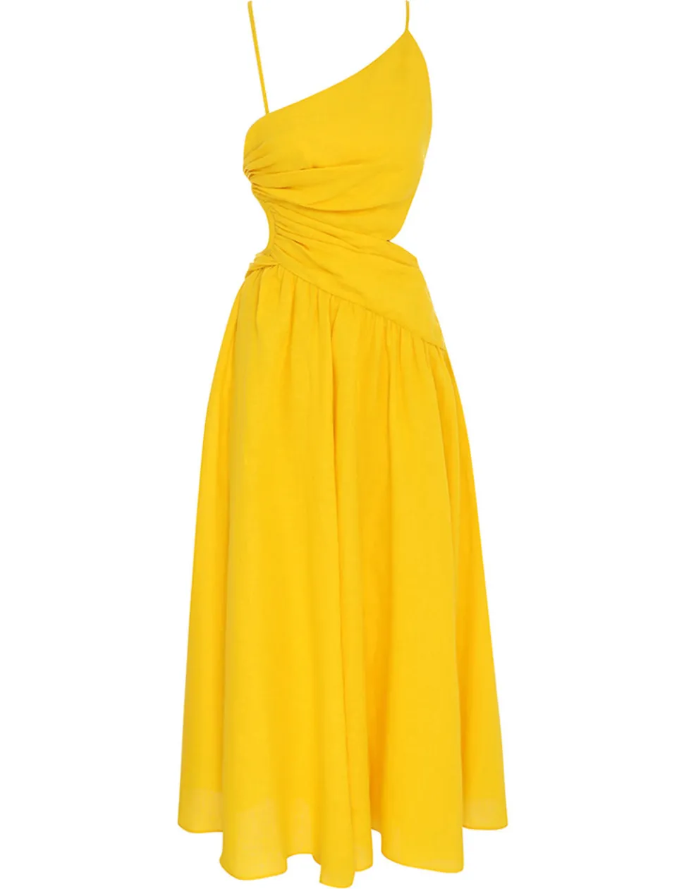 Ginger Asymmetric Midi Dress