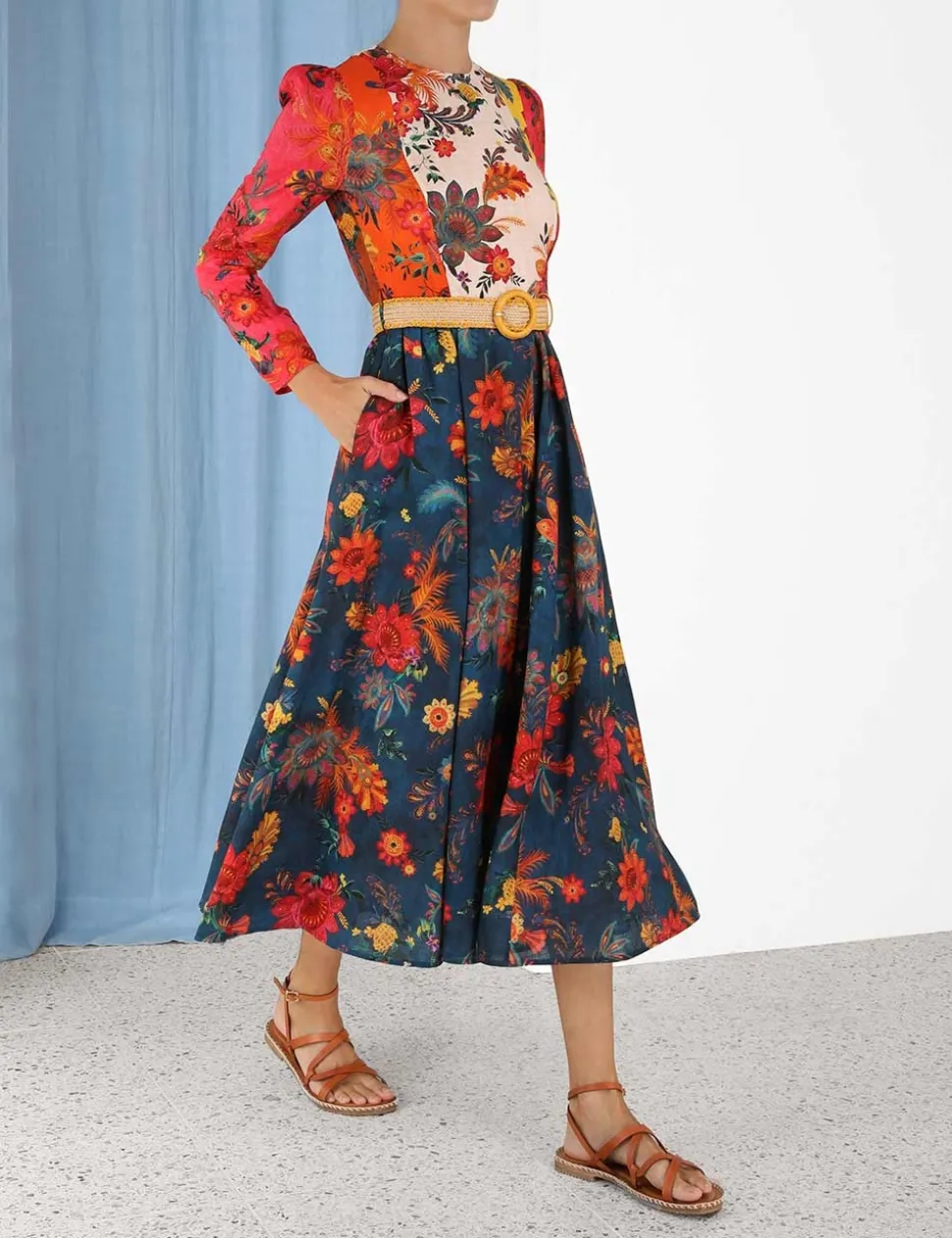 Ginger Long Sleeve Midi Dress