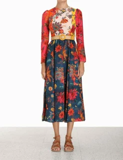 Ginger Long Sleeve Midi Dress