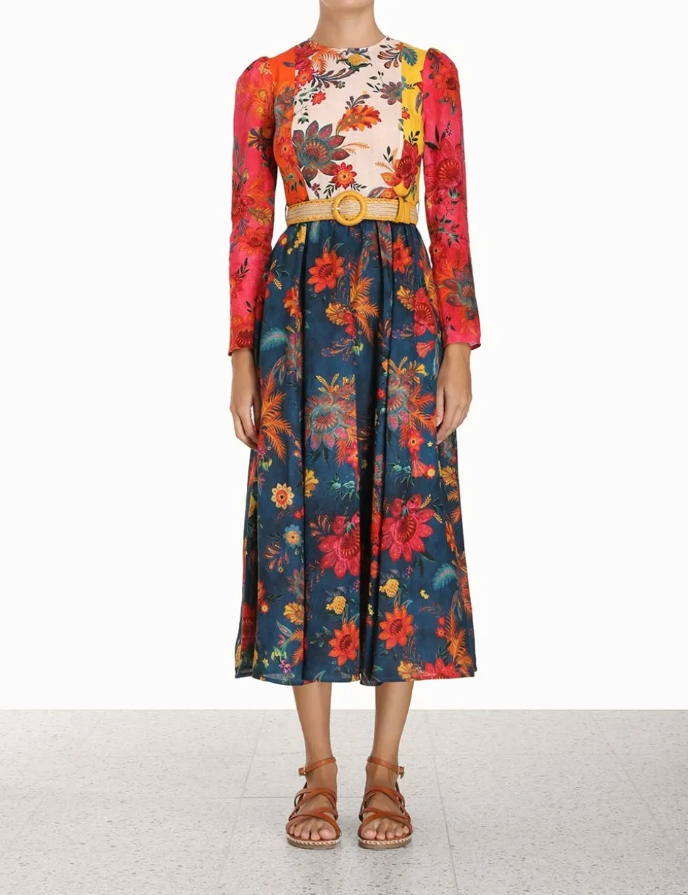 Ginger Long Sleeve Midi Dress