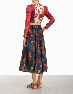 Ginger Long Sleeve Midi Dress