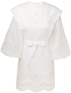 Junie Embroidered Mini Dress