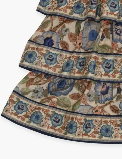 Junie Shirred Tiered Dress