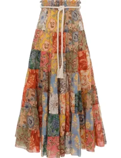 Junie Tiered Midi Skirt