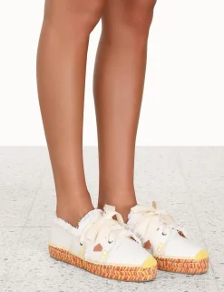 Lace Up Espadrille Derby