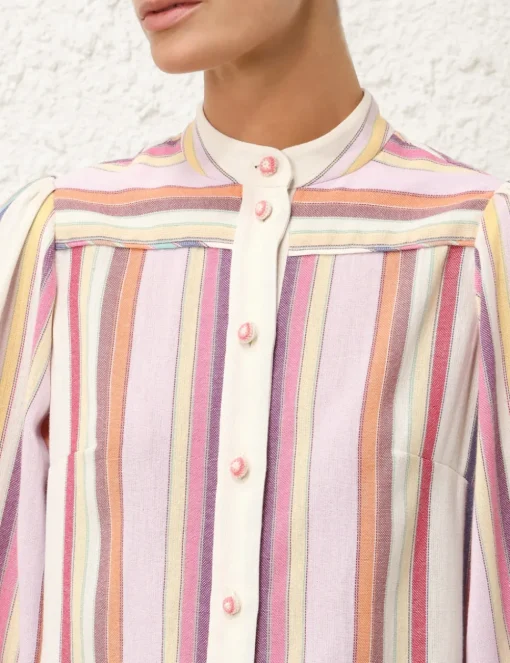 Lexi Blouson Stripe Shirt