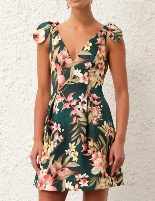 Lexi Tie Mini Dress