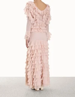 Luminosity Lace Frill Skirt