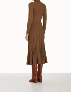 Luminosity Lurex Midi Skirt