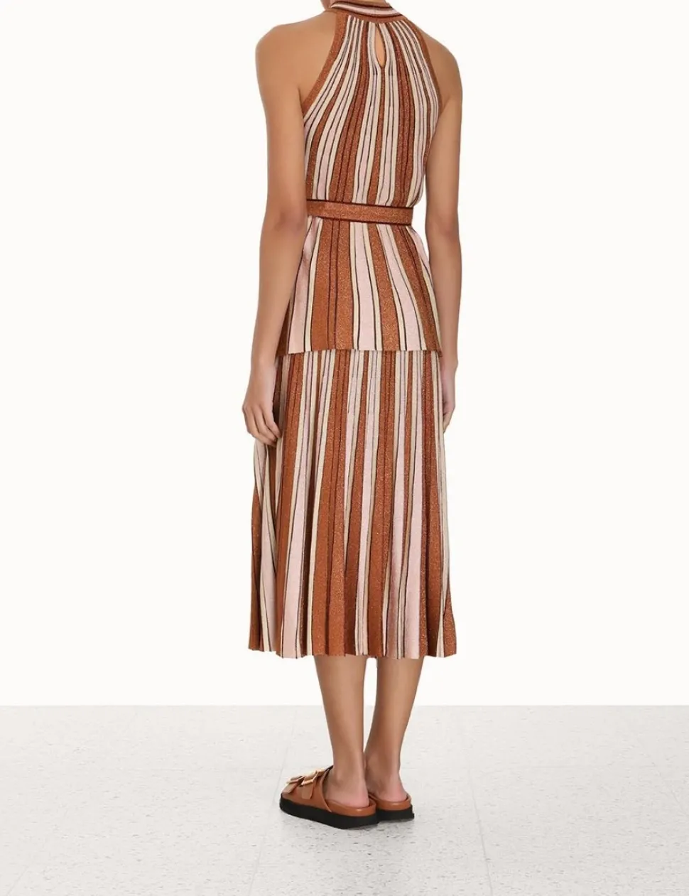Luminosity Lurex Stripe Skirt