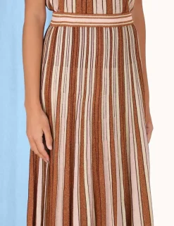 Luminosity Lurex Stripe Skirt