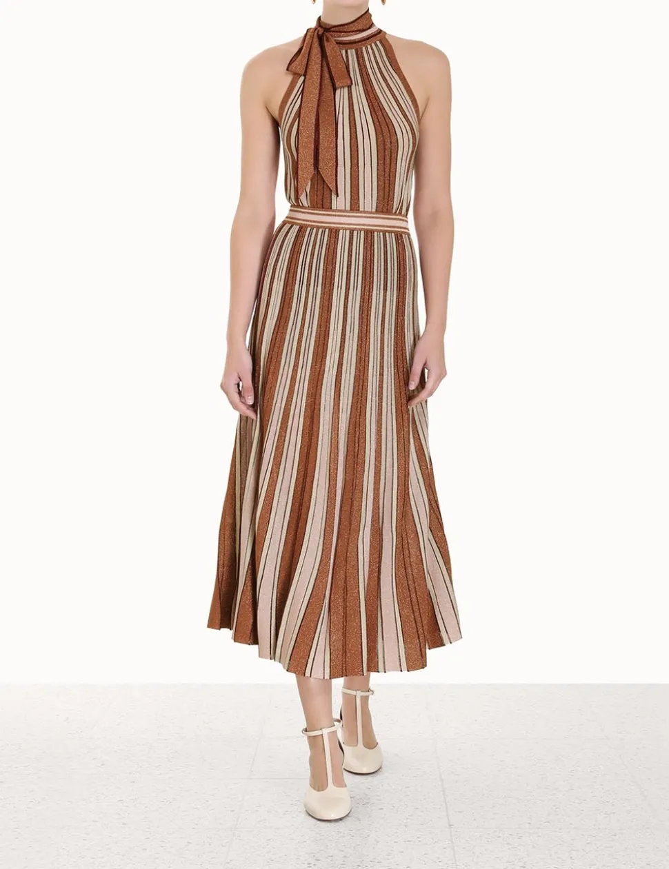 Luminosity Lurex Stripe Skirt