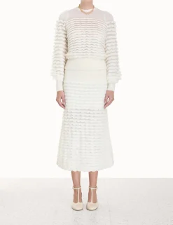 Luminosity Scallop Skirt