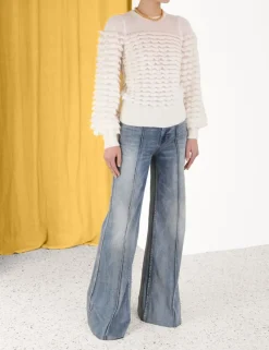 Luminosity Scallop Sweater