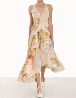 Luminosity Splice Lace Dress