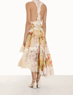 Luminosity Splice Lace Dress