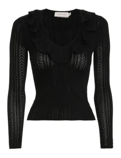 Luminosity V-Neck Ruffle Top