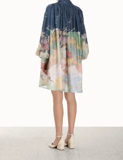 Lyrical Barrel Mini Dress