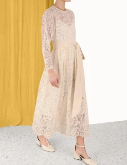 Lyrical Lace Tie Midi