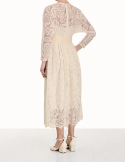 Lyrical Lace Tie Midi