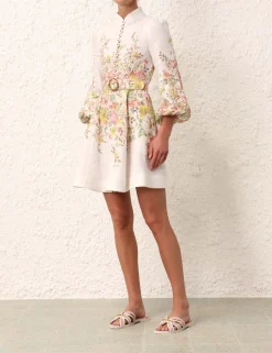 Matchmaker Buttoned Mini Dress