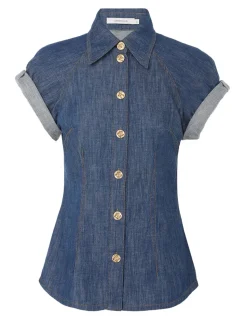 Matchmaker Denim Blouse