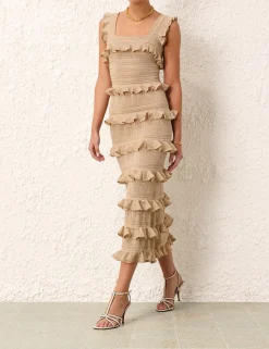 Matchmaker Ruffle Midi