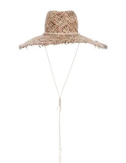 Multi Tone Straw Fedora