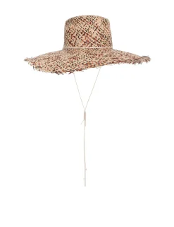 Multi Tone Straw Fedora