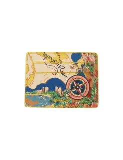 Printed Leather Cardholder