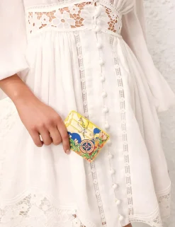 Printed Leather Cardholder