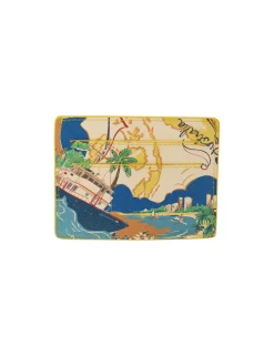 Printed Leather Cardholder