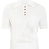 Raie Mesh Knit Polo