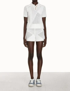 Raie Mesh Knit Shorts