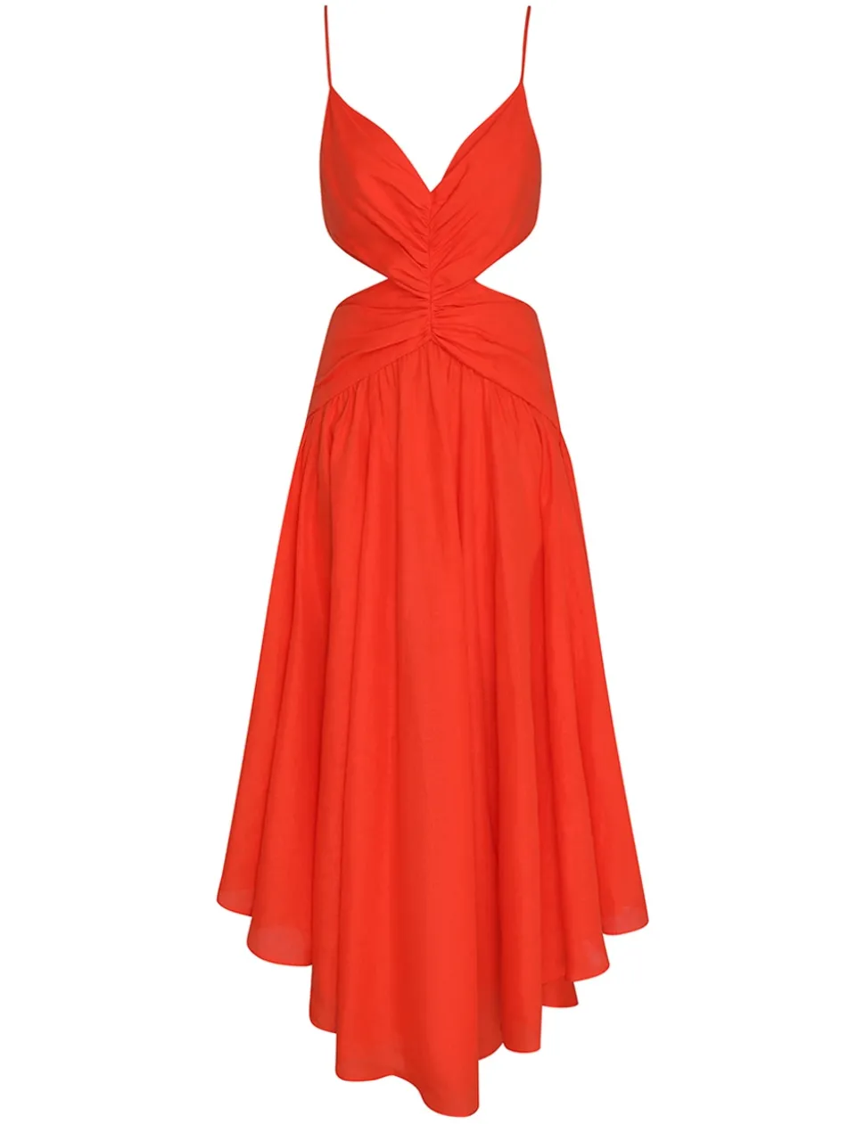 Raie Plunge Cut Out Midi Dress