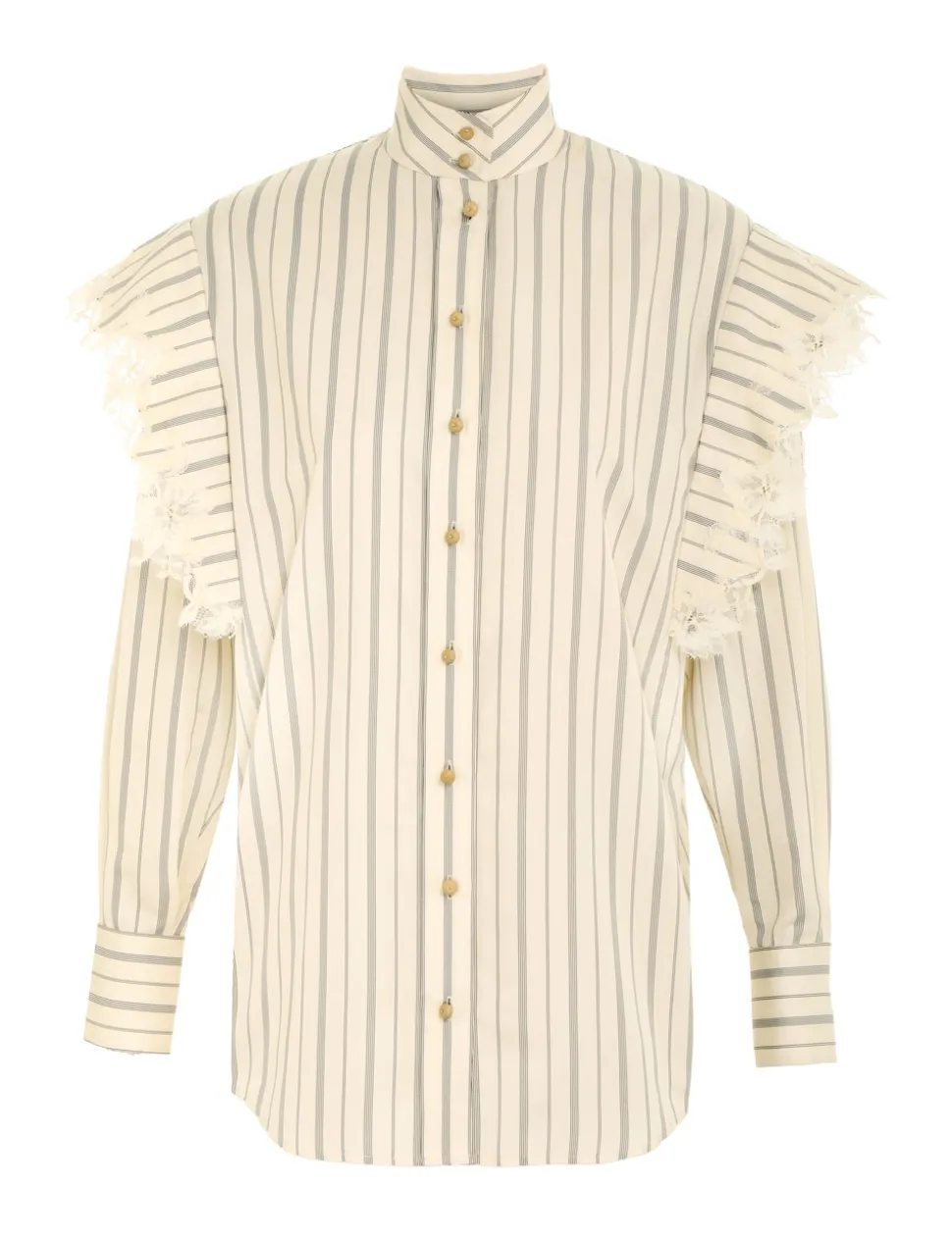 Sensory Lace Stripe Shirt