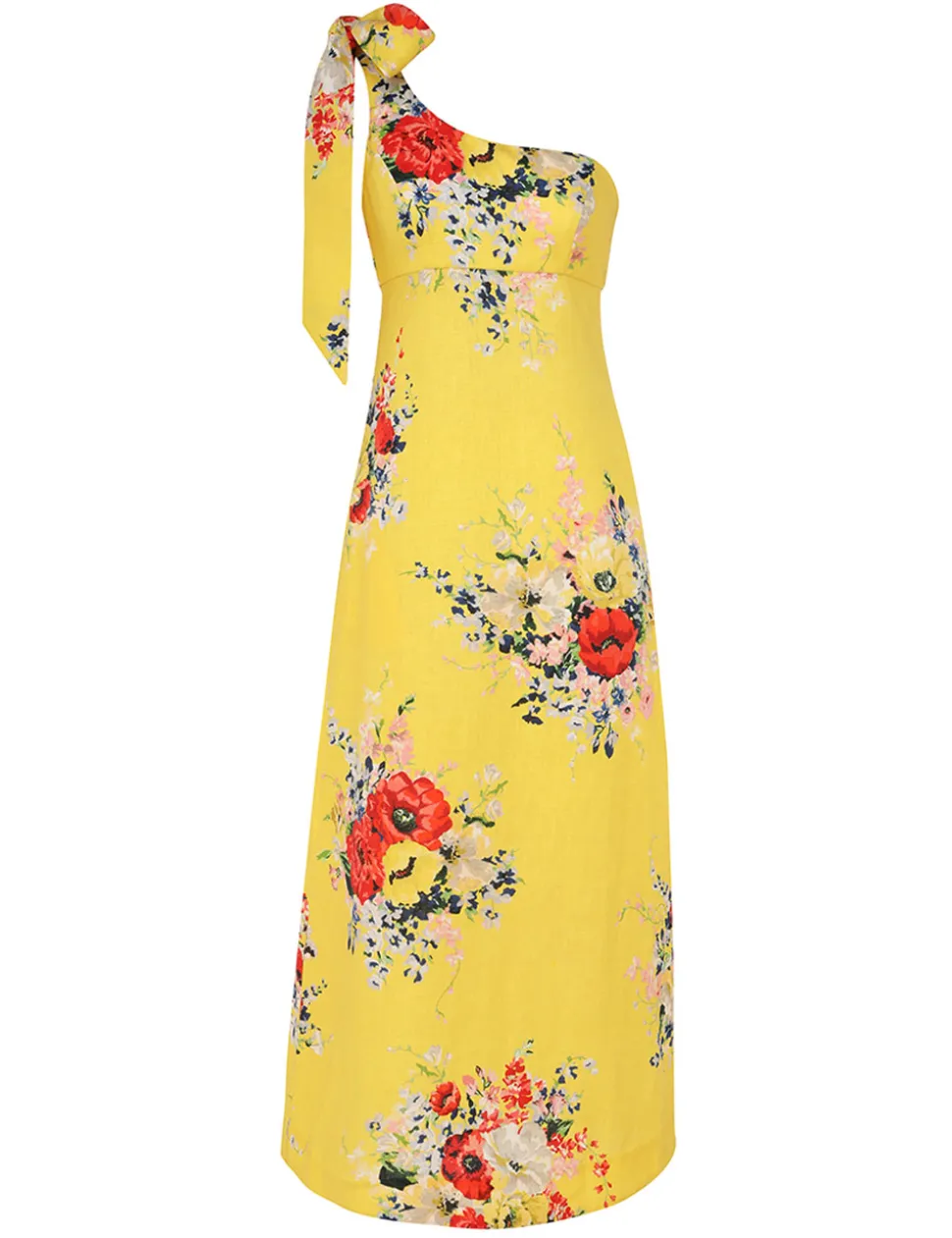 Alight Asymmetric Midi Dress