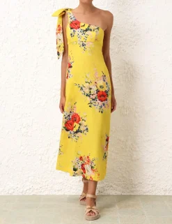 Alight Asymmetric Midi Dress