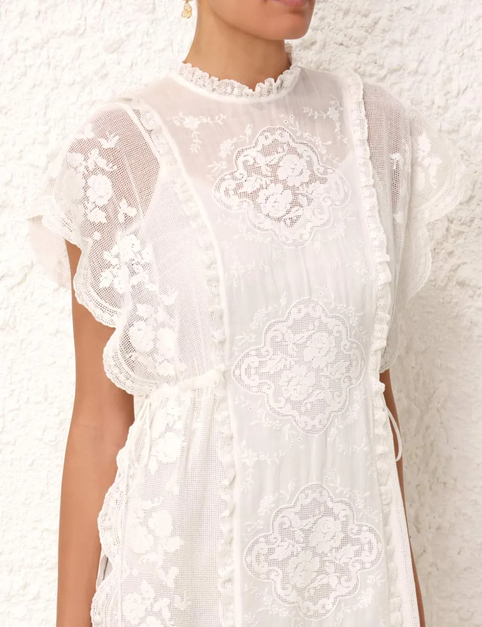 Alight Draw Waist Midi Dress